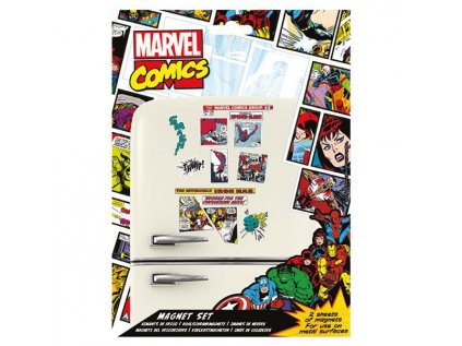 marvel comics fridge magnets set 5050293650807