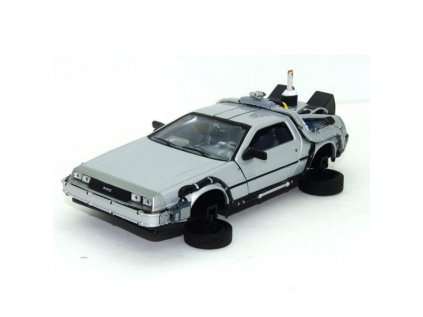 back to the future ii diecast model 1 24 1981 delorean lk coupe fly wheel 4891761224417