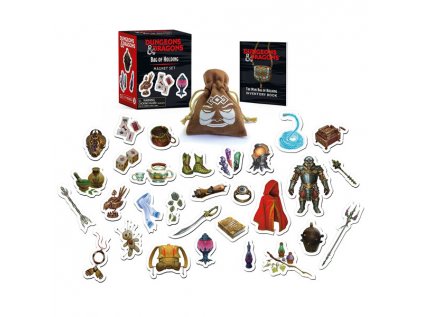 dungeons dragons bag of holding magnet set miniature editions