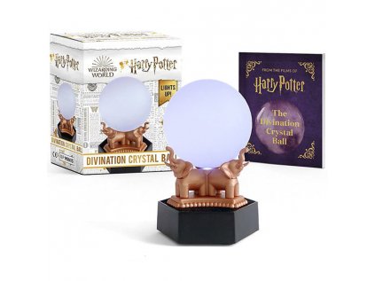 harry potter divination crystal ball lights up miniature editions