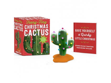 teeny tiny christmas cactus it lights up miniature editions 9780762494873