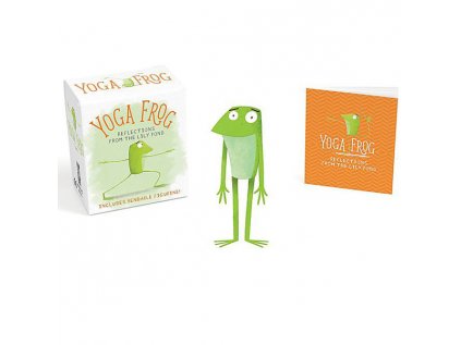 yoga frog reflections from the lily pond miniature editions