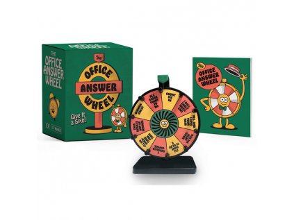 office answer wheel give it a spin miniature editions 9780762499427