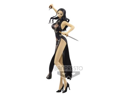 one piece glitter glamours pvc statue nico robin kung fu style ver a