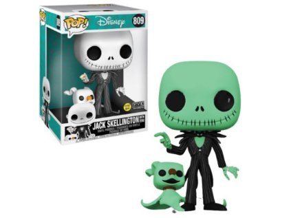 funko pop nightmare before christmas jack skellington with zero glow in the dark