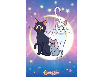 sailor moon luna artemis and diana poster 3665361067559