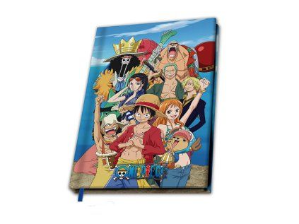 One Piece Straw Hat Crew Zápisník A5