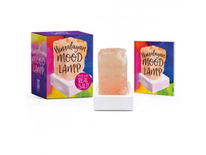 himalayan mood lamp made with real salt miniature editions