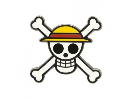 One Piece Pin Skull Odznak kovový