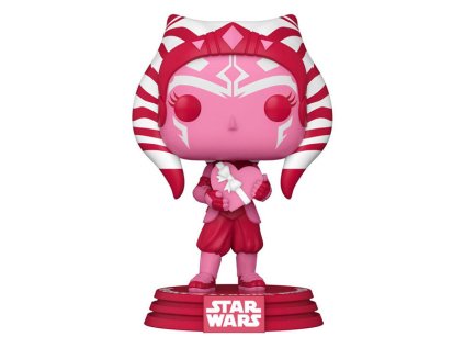 funko pop star wars valentines ahsoka with heart 889698601207