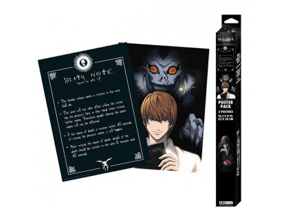 death note light death note posters 2 pack 3665361077473