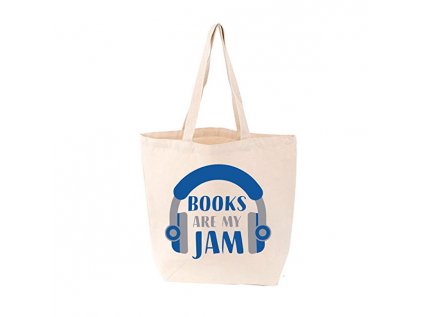 books are my jam taska tote bag 9781423650652