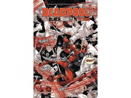 deadpool black white blood treasury edition 9781302931087