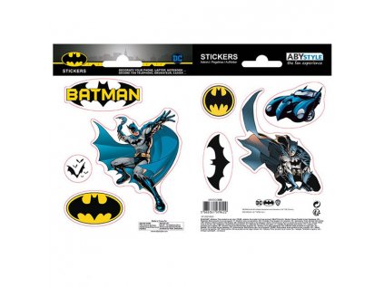 dc comics batman and logo nalepky 2 pack 3665361079422