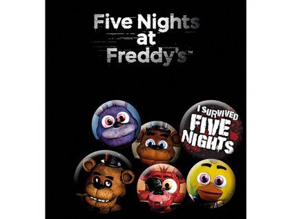 Five Nights at Freddy's Odznaky Mix 6-Pack