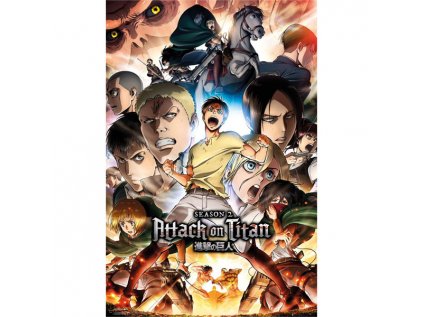 attack on titan attack season 2 key art poster 5028486386673