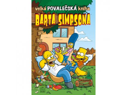 velka povalecska kniha barta simpsona 9788076792364