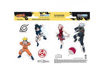 naruto shippuden team 7 nalepky 2 pack 3665361084495