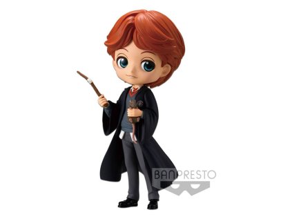 harry potter q posket mini figure ron weasley with scabbers 4983164166507