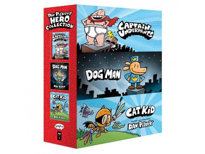 dav pilkey s hero collection 3 book boxed set 9781338819939