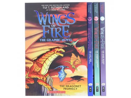 wings of fire 1 4 a graphic novel box set 9781338796872