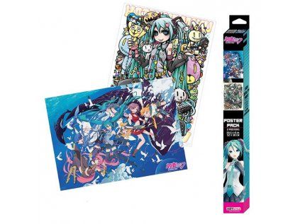 Hatsune Miku Posters 2-Pack 52 x 38 cm