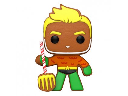 funko pop dc super heroes holiday gingerbread aquaman 889698643214