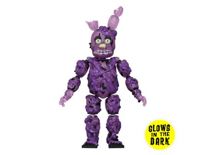 five nights at freddy s action figure toxic springtrap glows in the dark 889698596862