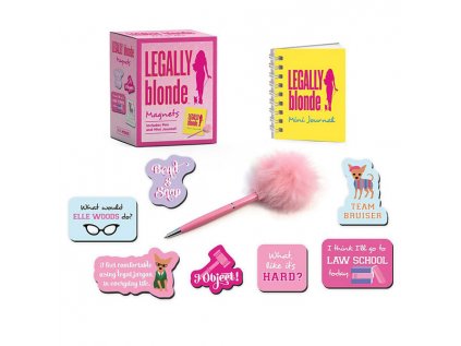 legally blonde magnets includes pen and mini journal 9780762475964