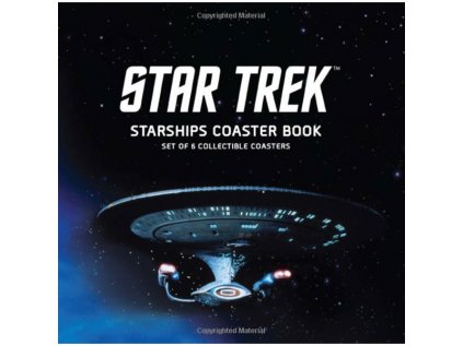 star trek starships coaster book set of 6 collectible coasters 9780762494415