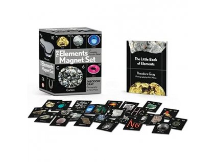 elements magnet set with complete periodic table 9780762497072