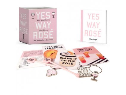 yes way rose mini kit with wine charms drink stirrers and recipes for a good time