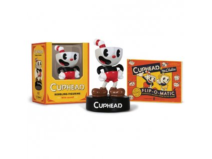 cuphead bobbling figurine with sound miniature editions 9780762479313