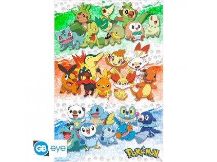 pokemon first partners poster 5028486489459