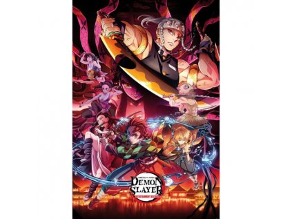 demon slayer entertainment district poster 3665361108115