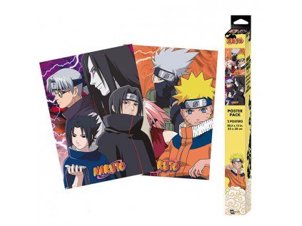 Naruto Shippuden Konoha Ninjas & Deserters Posters 2-Pack 52 x 38 cm