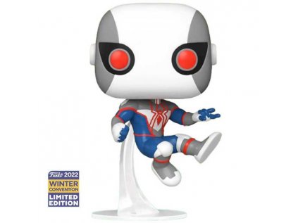 funko pop marvel spider man bug eyes armor 2022 winter convention limited edition