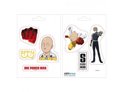 one punch man nalepky 2 pack 3665361087632