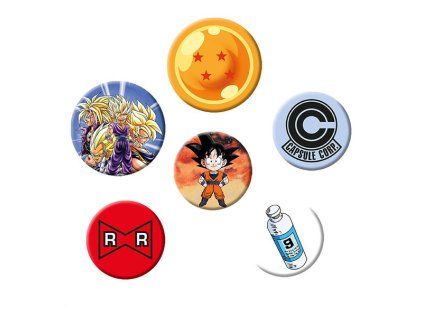Dragon Ball Odznaky 6-Pack