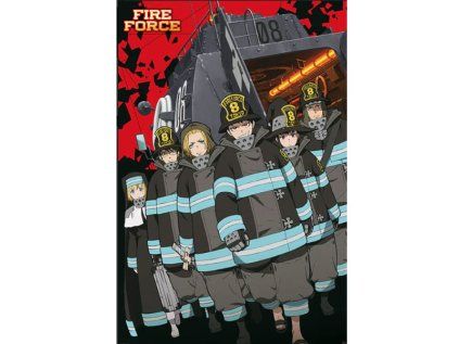 Fire Force Company 8 Poster 91,5 x 61 cm