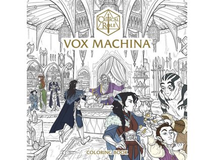 critical role vox machina coloring book 9781506734248
