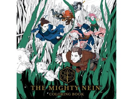 critical role the mighty nein coloring book 9781506734231
