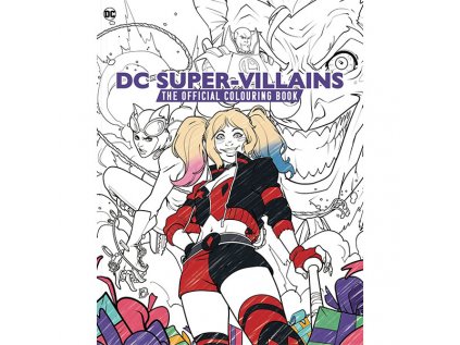 dc super villains the official colouring book 9781803367002