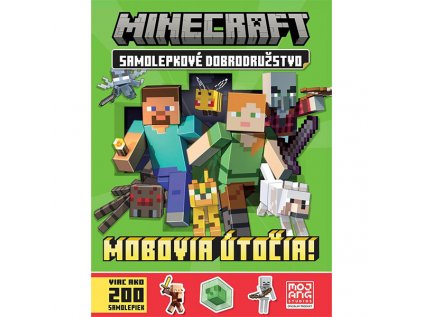 minecraft samolepkove dobrodruzstvo mobovia utocia 8594050435223