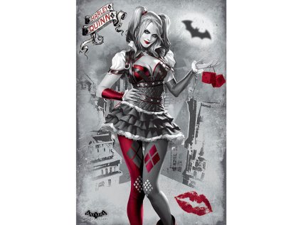 batman arkham knight harley quinn poster 5050574335539