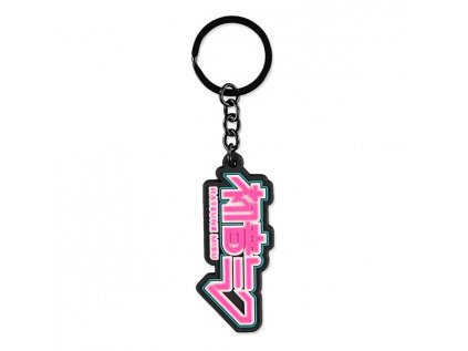 hatsune miku rubber keychain logo klucenka kovova 8718526153316