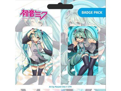 Hatsune Miku Pin Badges 2-Pack Set D