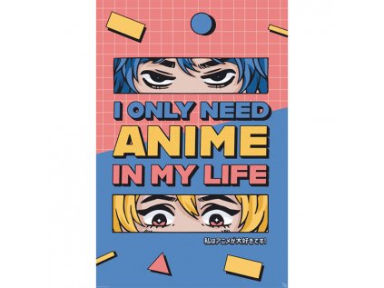 all i need is anime poster 91 5 x 61 cm 3665361078562