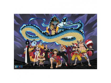 one piece the crew versus kaido poster 91 5 x 61 cm 3665361080534