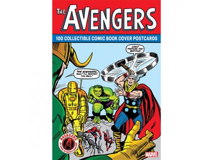 avengers 100 collectible comic book cover postcards 9781797217505